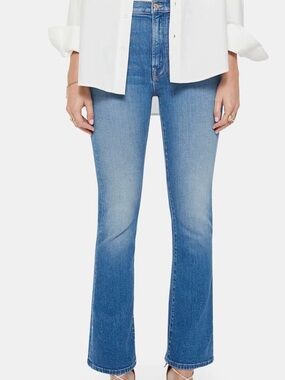 Mother Classic Mid-Rise Blue Women's Jeans